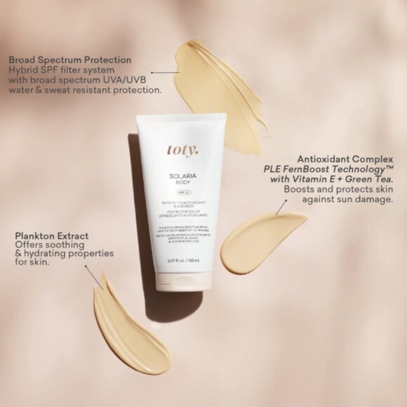Toty Solaria Body SPF 50 Refreshing Antioxidant Sunscreen 5.07oz - Picture 3 of 8